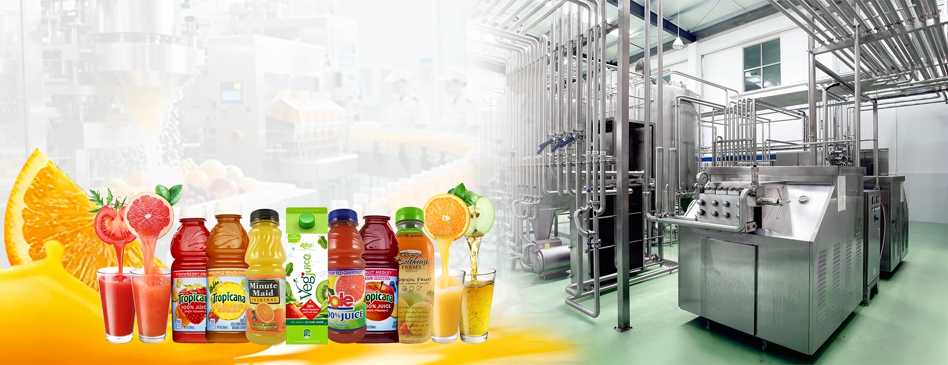 Fornitore di linee di produzione di succhi in Cina