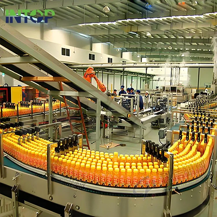 Linea di produzione del succo di mela