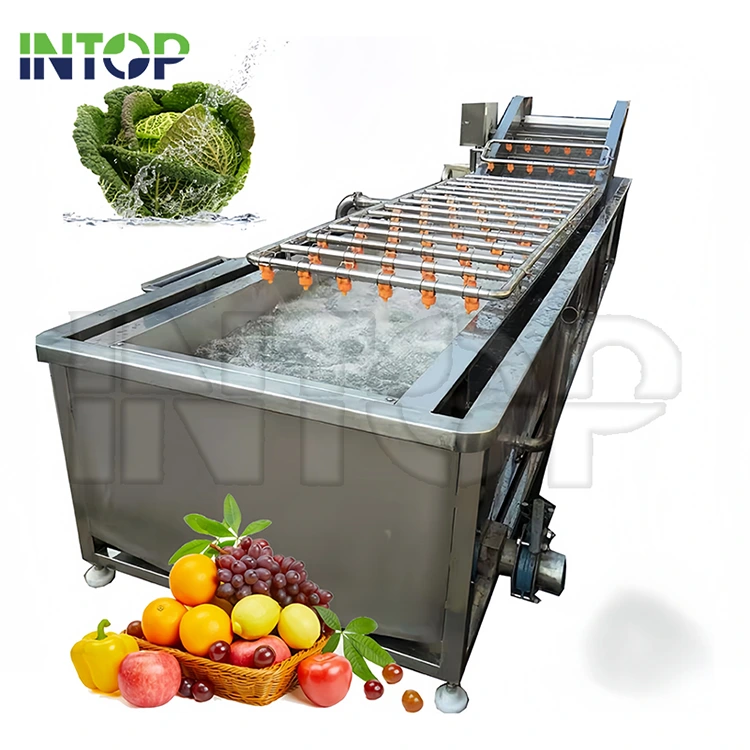 Lavatrice a bolle per frutta e verdura