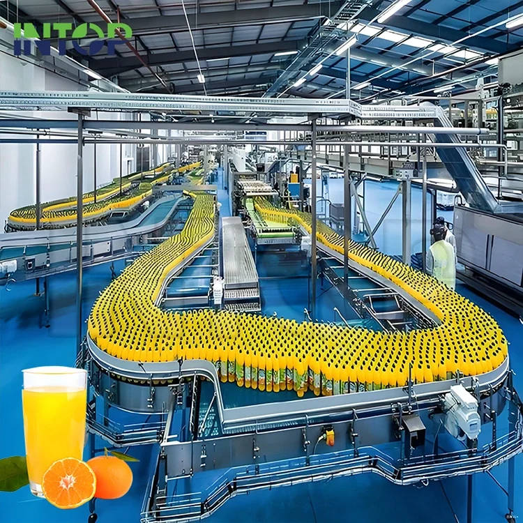 Linea di produzione del succo d'arancia