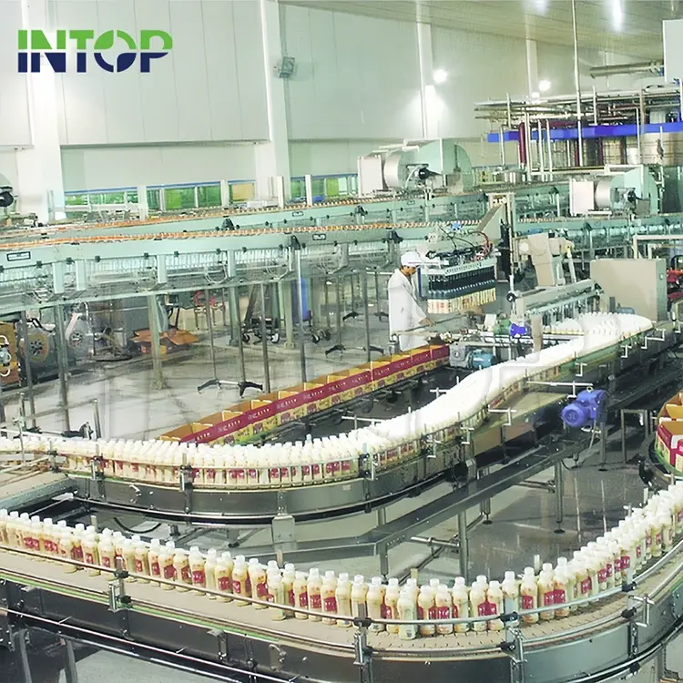 Linea di produzione di latte pastorizzato