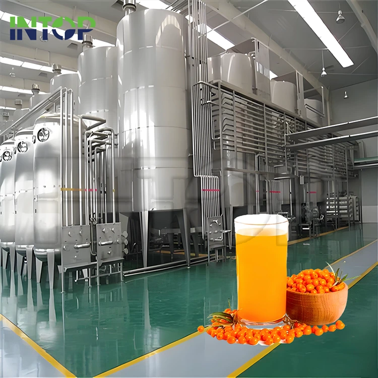 Linea di produzione del succo di olivello spinoso